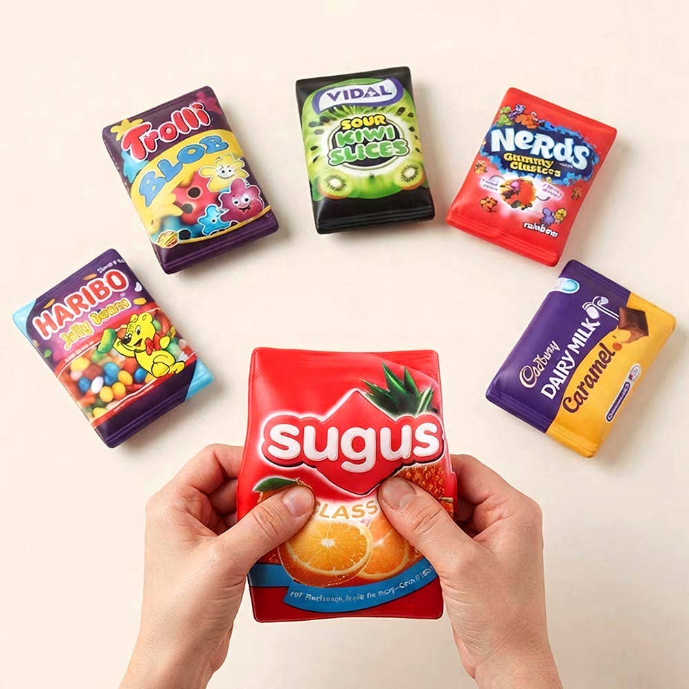 Candy Package Squeeze Squishy Stress Relief Toy Set