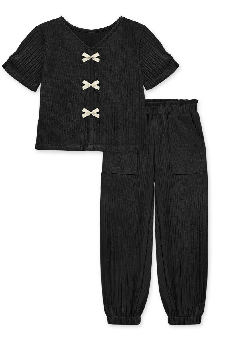 Girls's Crinkle pant set