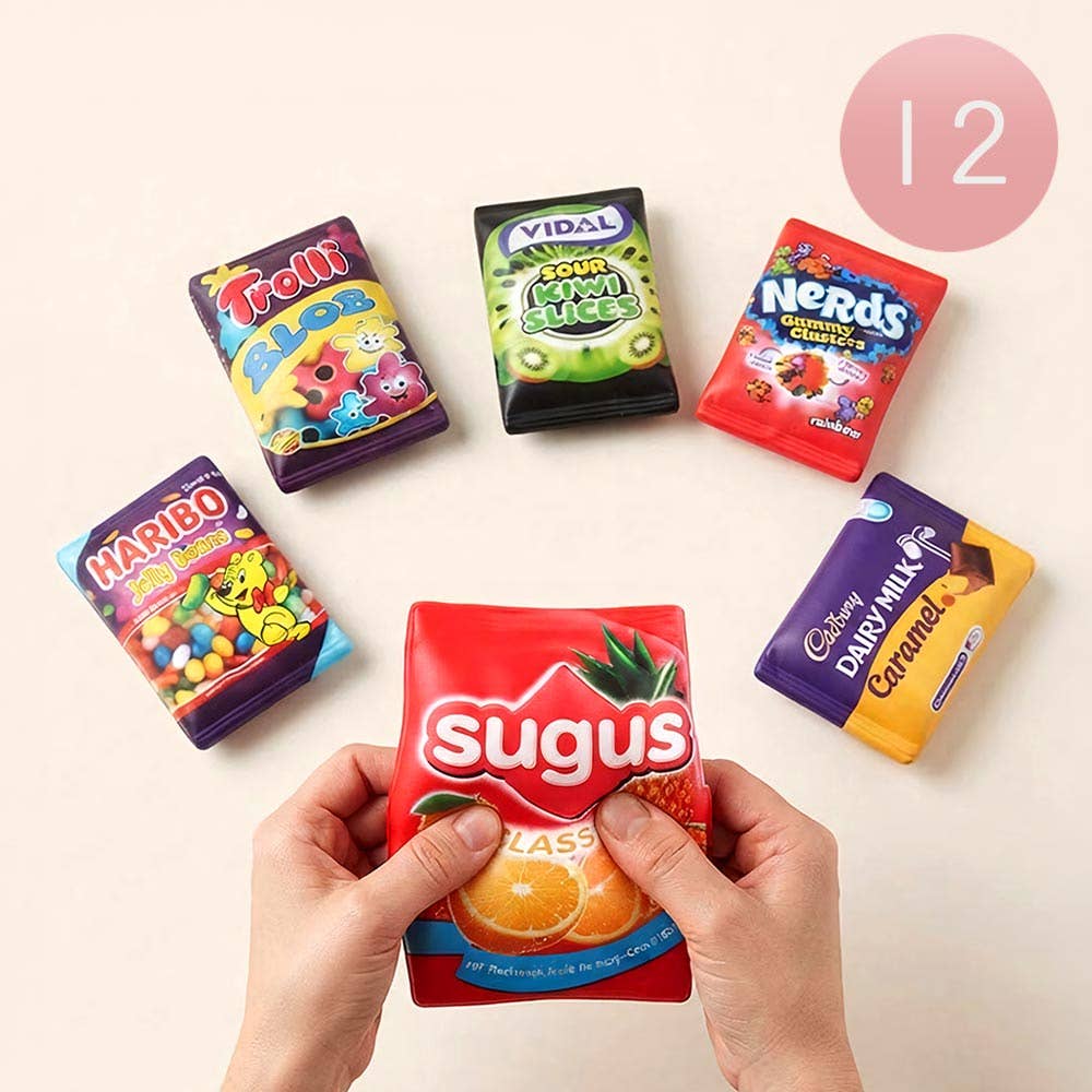 Candy Package Squeeze Squishy Stress Relief Toy Set