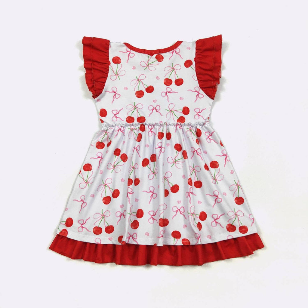 Coquette Cherries Girls Dress