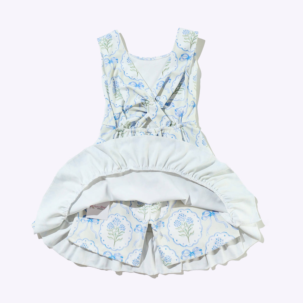 Hydrangea Athletic Girls Dress