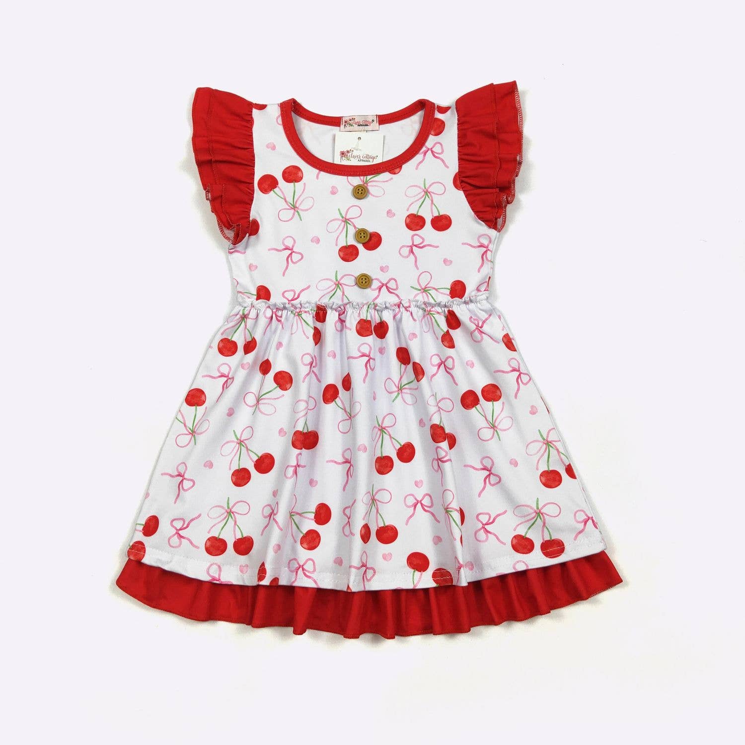 Coquette Cherries Girls Dress