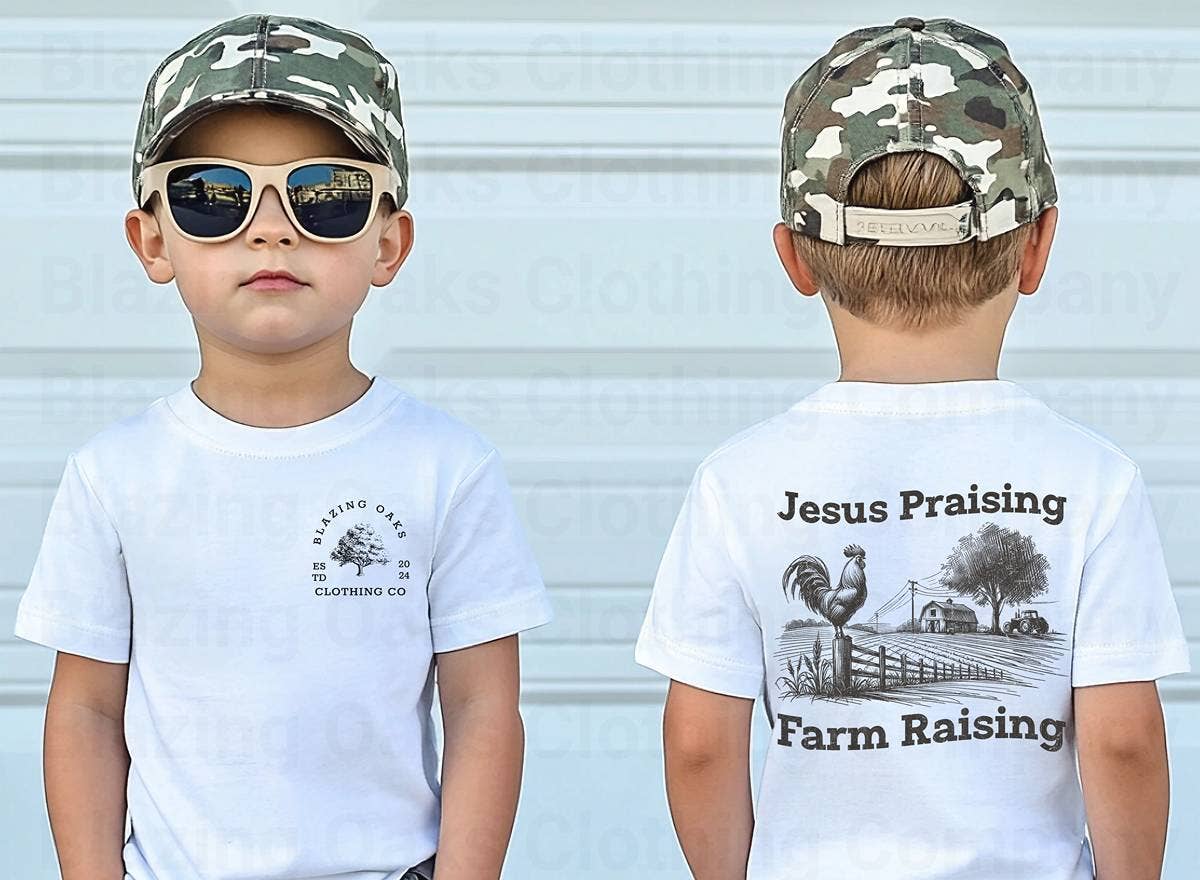Jesus Praising Farm Raising Shirt