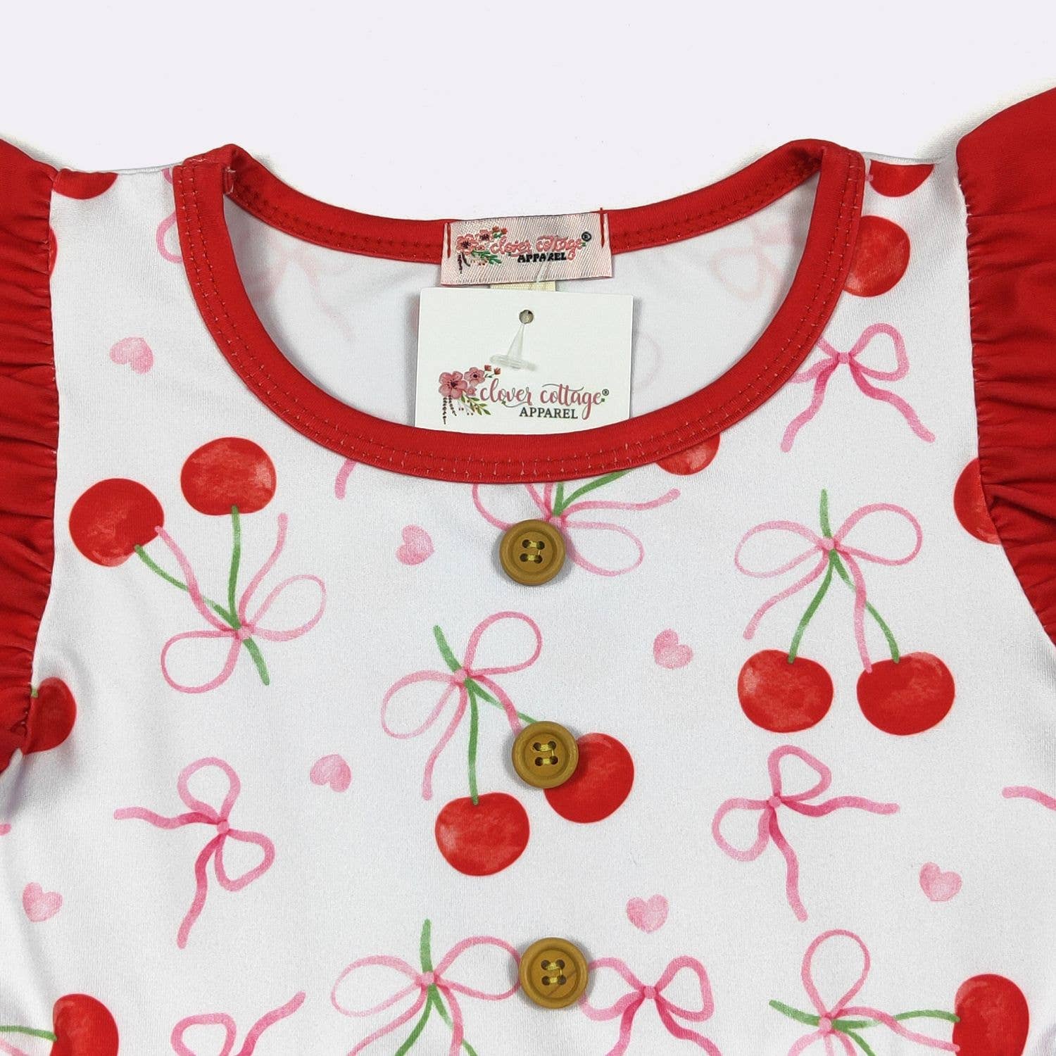 Coquette Cherries Girls Dress