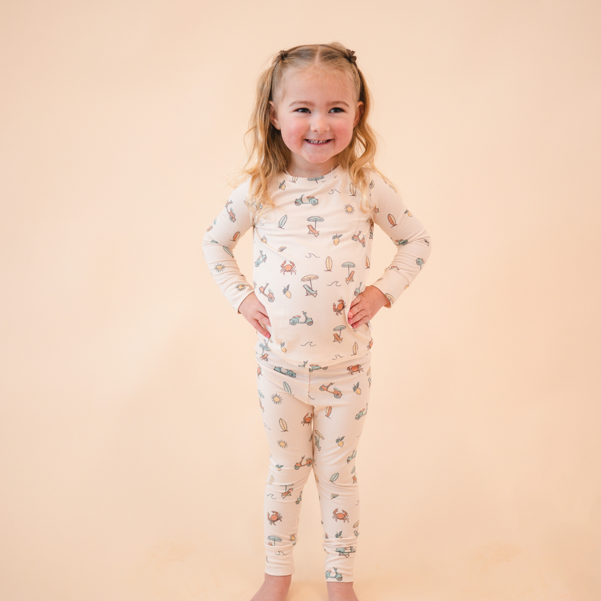 Summer Vibes Bamboo Pajama Set