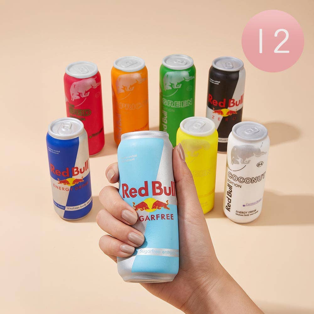 Energy Drink Can Squeeze Squishy Stress Relief Toy assorted designs