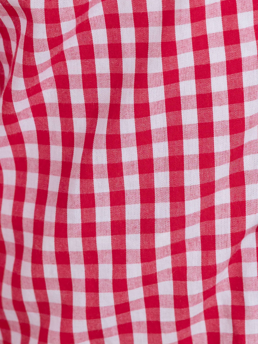 Boys Classic Red Gingham Long Sleeve Button Down Shirt