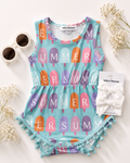 Dillon Pom Pom Romper - Pop of Summer