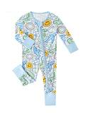 Posh TOT Pool Floats Bamboo Baby Convertible Zippy Romper